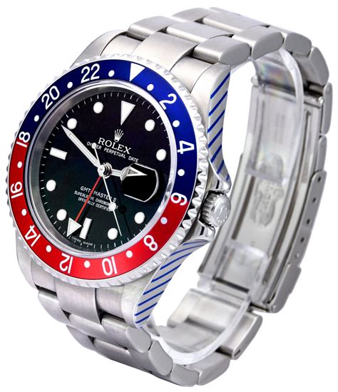 rolex gmt master ii 16710 jubilee pepsi 2004